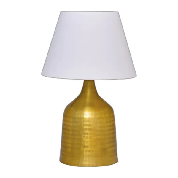 Antique_Brownass_Metal_FaBrownic_Shade_Cloth_Shading_Table_Lamp_Default_Title
