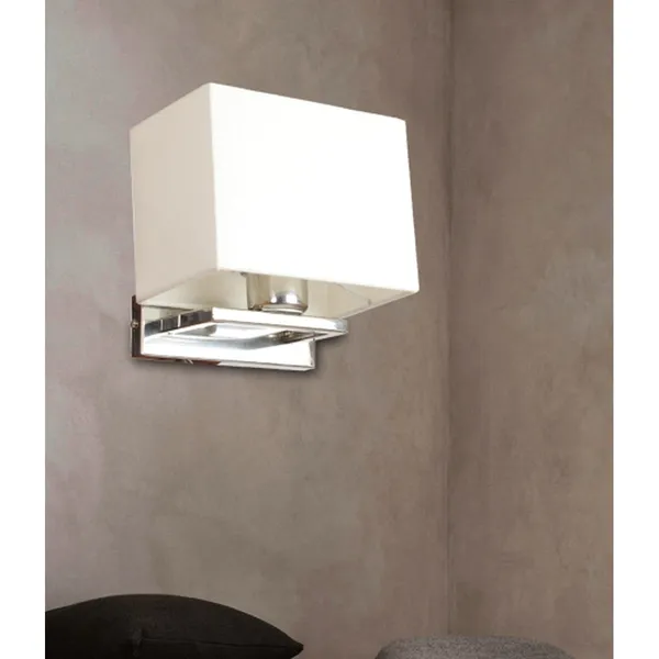 Chrome_Metal_FaBrownic_Shade_Bedside_Led_Reading_Wall_Light_Default_Title