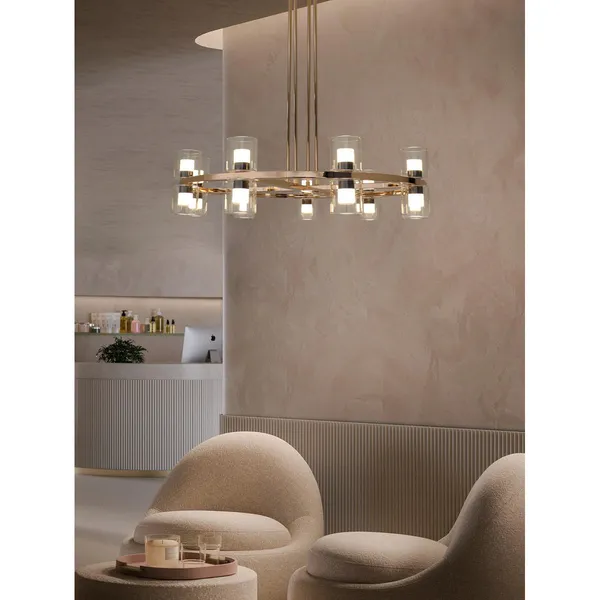 French_Gold_Metal_Glass_Acrylic_Led_Chandelier_Default_Title