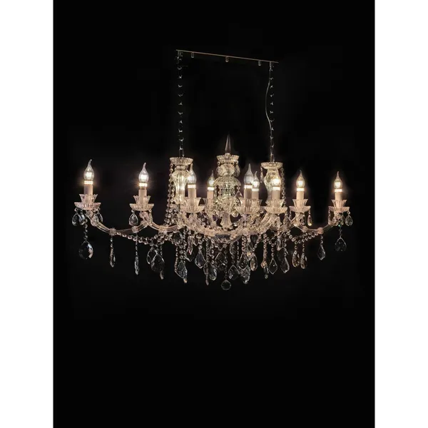 White_Metal_Crystals_Candle_Arm_Chandelier_Default_Title