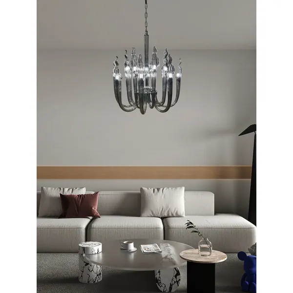 Chrome_Metal_Glass_Candle_Arm_Chandelier_Default_Title