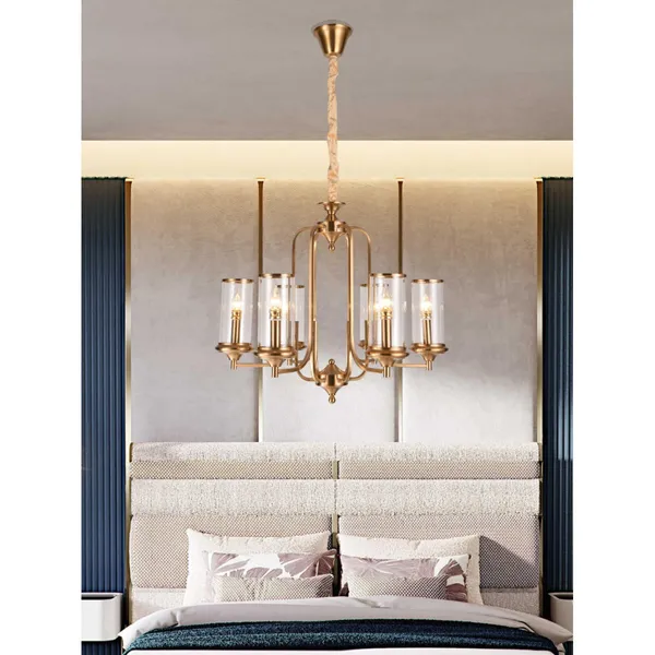 Antique_Brownass_Metal_Amber_Glass_Modern_Chandelier_Default_Title