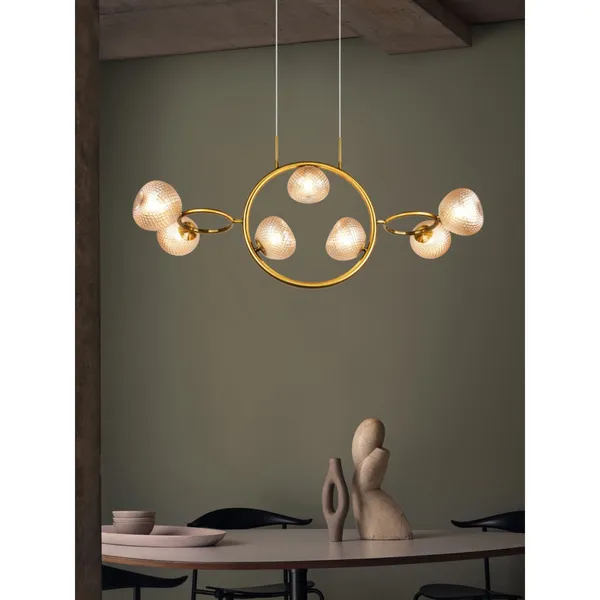 Antique_Brownass_Metal_Glass_Led_Chandelier_Default_Title