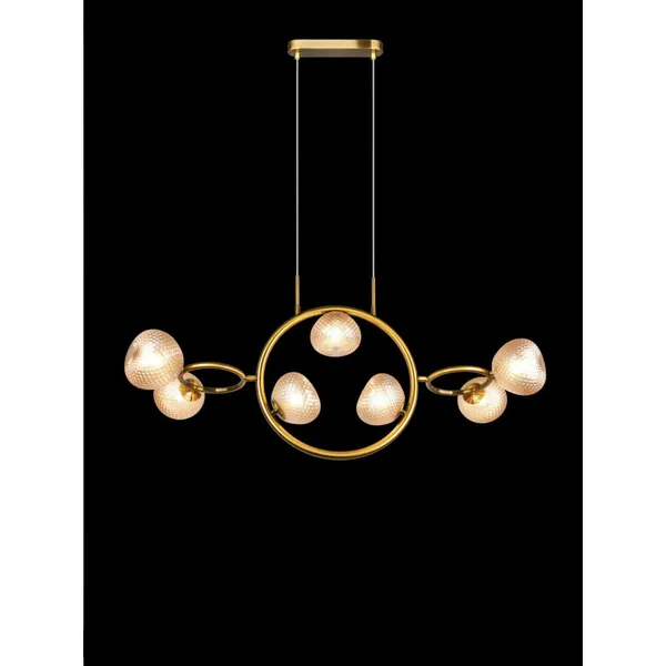 Antique_Brownass_Metal_Glass_Led_Chandelier_Default_Title
