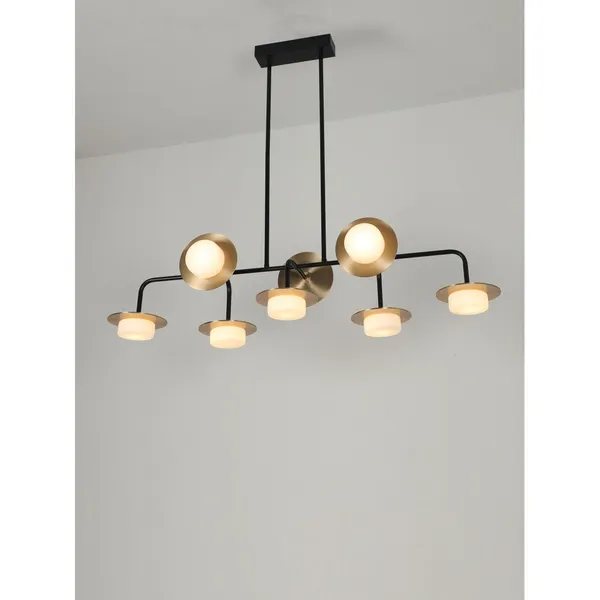 Antique_Brownass_Black_Metal_Glass_Led_Chandelier_Default_Title