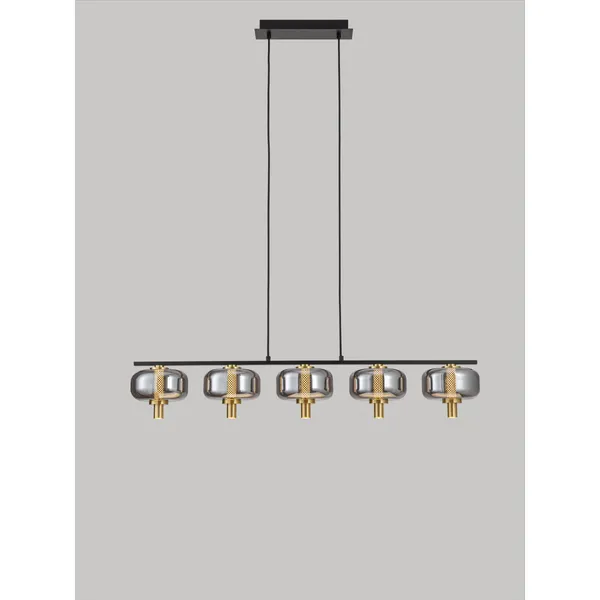 Antique_Brownass_Black_Metal_Glass_Rectangular_Chandelier_Default_Title