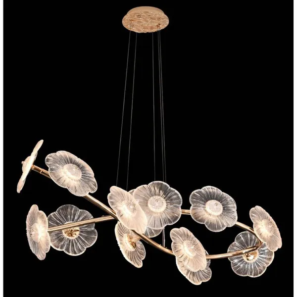 Gold_Metal_Acrylic_Led_Chandelier_Default_Title