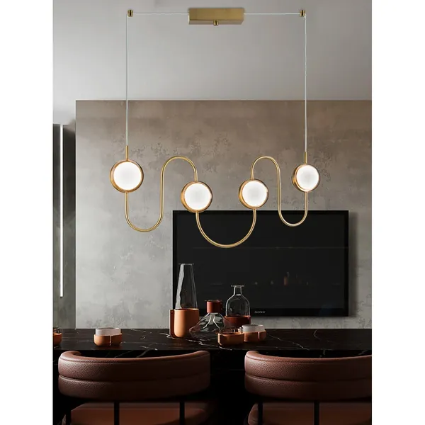 Antique_Brownass_Metal_Acrylic_Glass_Ball_Chandelier_Default_Title