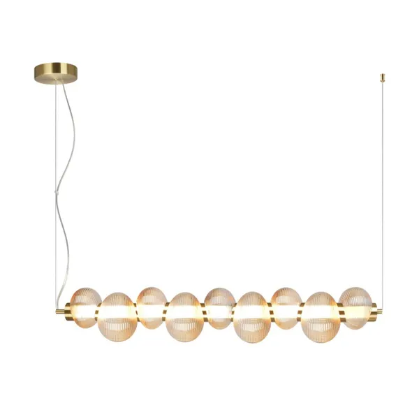 Antique_Brownass_Metal_Glass_Led_Chandelier_Default_Title