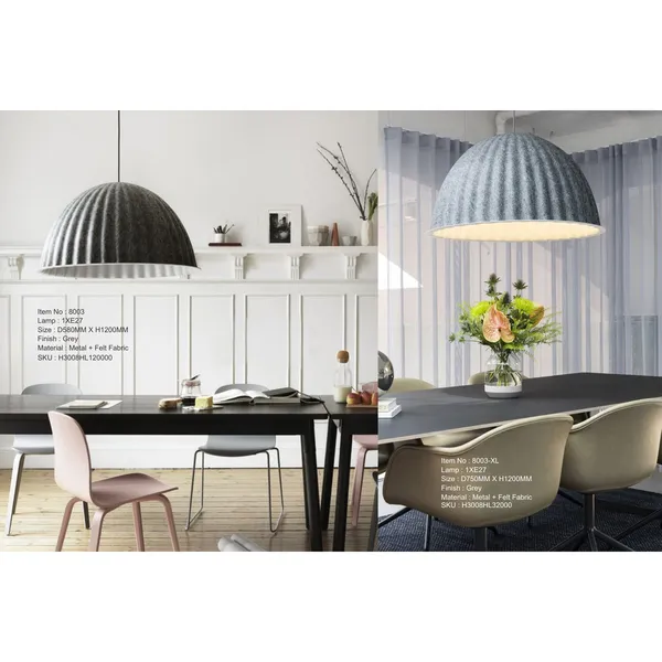 Grey_Felt_FaBrownic_Metal_Hanging_Light_Default_Title