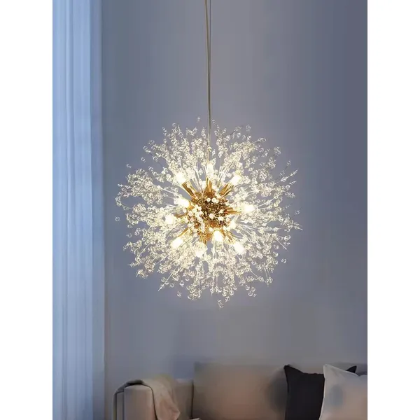 French_Gold_Metal_Crystals_Crystal_Hanging_Light_Default_Title