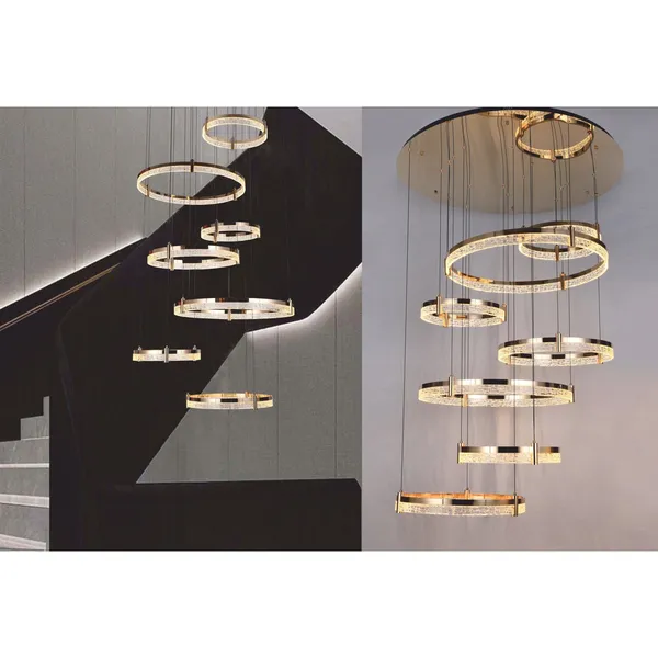 French_Gold_Metal_Acrylic_Led_Chandelier_Default_Title