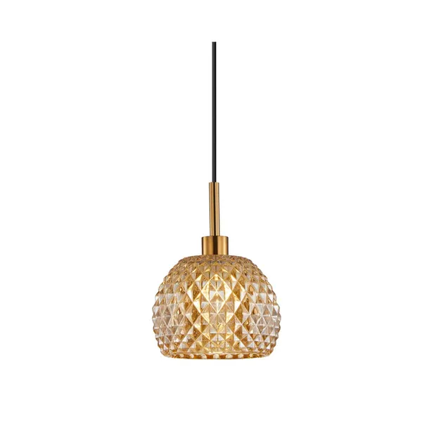 Amb_Antique_Brownass_Black_Metal_Glass_Hanging_Light_Default_Title