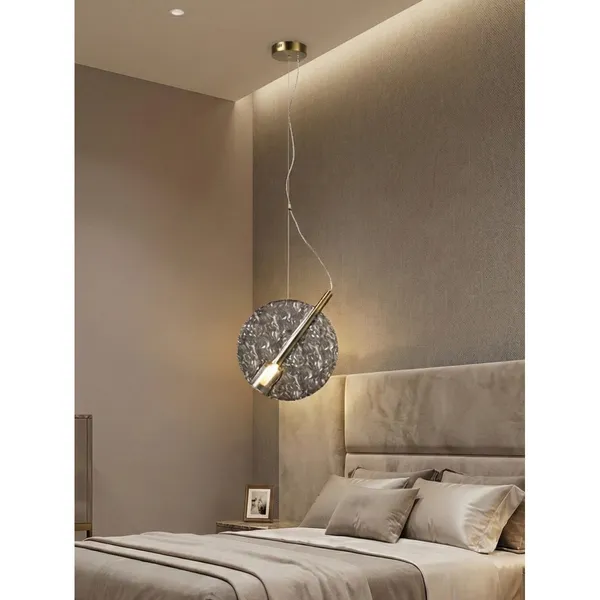 Antique_Brownass_Metal_Smoke_Glass_Acrylic_Glass_Hanging_Light_Default_Title
