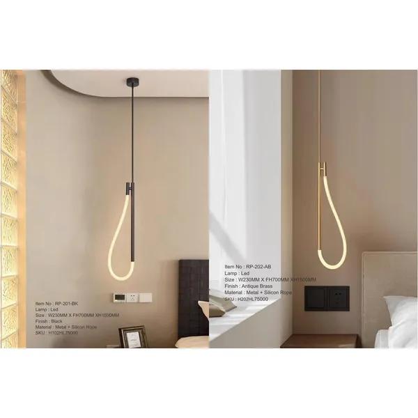 Black_Metal_Silicon_Rope_Modern_Hanging_Light_Default_Title