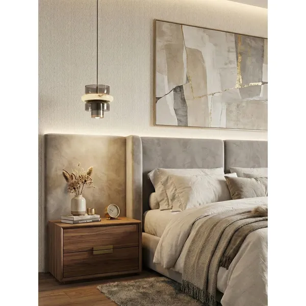 French_Gold_Black_Metal_Acrylic_Led_Hanging_Light_Default_Title