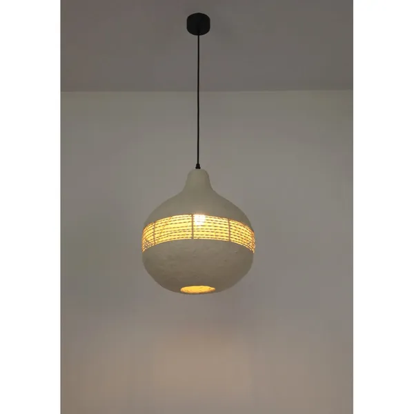 Whitish_Grey_Black_Metal_Paper_Mache_Modern_Chandelier_Default_Title