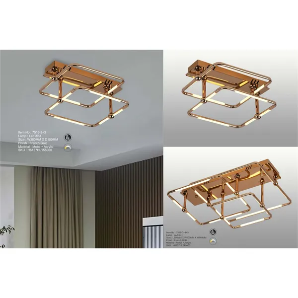 French_Gold_Metal_Acrylic_Led_Ceiling_Light_Default_Title