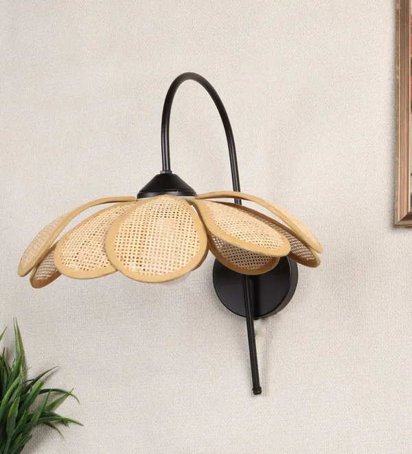Lights_Black_Iron_Wall_Light_Flower_Wall_Default_Title