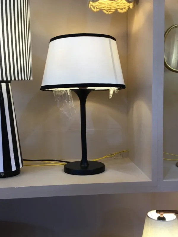 Mild_Steel_Modern_White_Black_Trim_Fabric_Shade_Table_Lamp