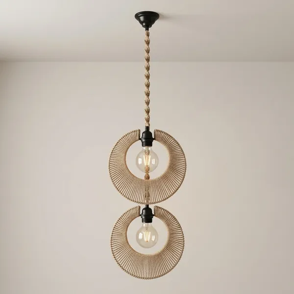 Cotton_Thread_Metal_Bohemian_Sunburst_Pendant_Light_Set_Of_2