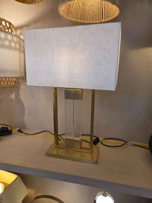 Stainless_Steel_Modern_Rectangular_Off-White_Fabric_Table_Lamp