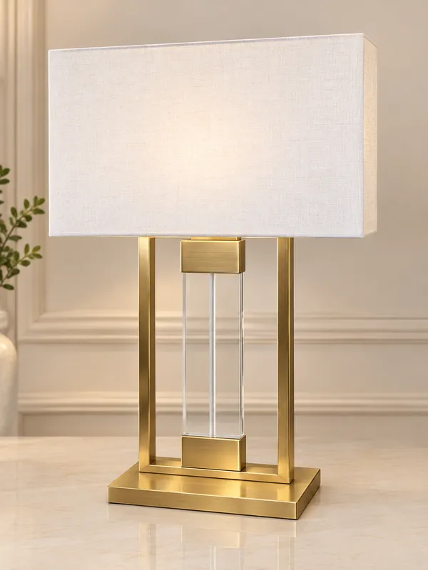 Stainless_Steel_Modern_Rectangular_Off-White_Fabric_Table_Lamp