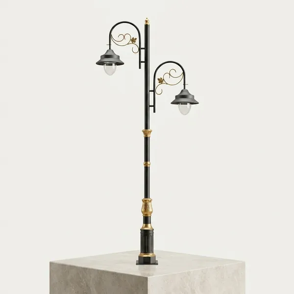 Decorative_Double_Head_Cast_Iron_Outdoor_Garden_Lamp_Post
