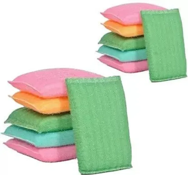 Multicolour_Scratch_Proof_Kitchen_Utensil_Scrubber_Pad_Pack_Of_12_Durable_And_Effective_For_Safe_And_Scratch_Free_Cleaning
