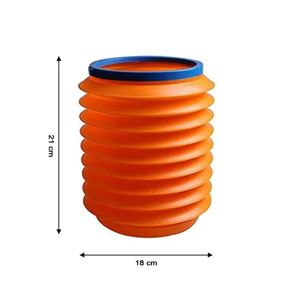 Orange_Foldable_Storage_Bucket_Versatile_Water_Container_And_Dustbin_And_Space_Saving_Design_For_Home_And_Car_And_And_Kitchen_Use_And_For_Organizing_And_Convenience