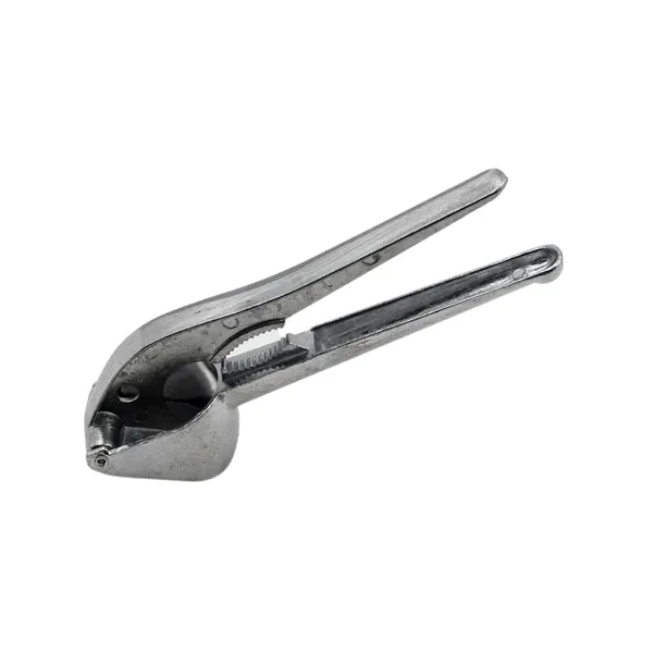 Silver_Garlic_Press_All_Aluminum_Easy_To_Use_With_Light_Weight_Without_Difficulty_Cooking_Baking_And_Kitchen_Tool_And_Dishwasher_Safe