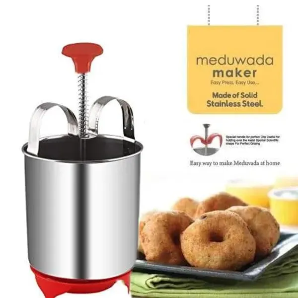 Silver_Stainless_Steel_Medu_Vada_And_Donut_Maker_Shaped_Vadas_And_Donuts_With_Ease