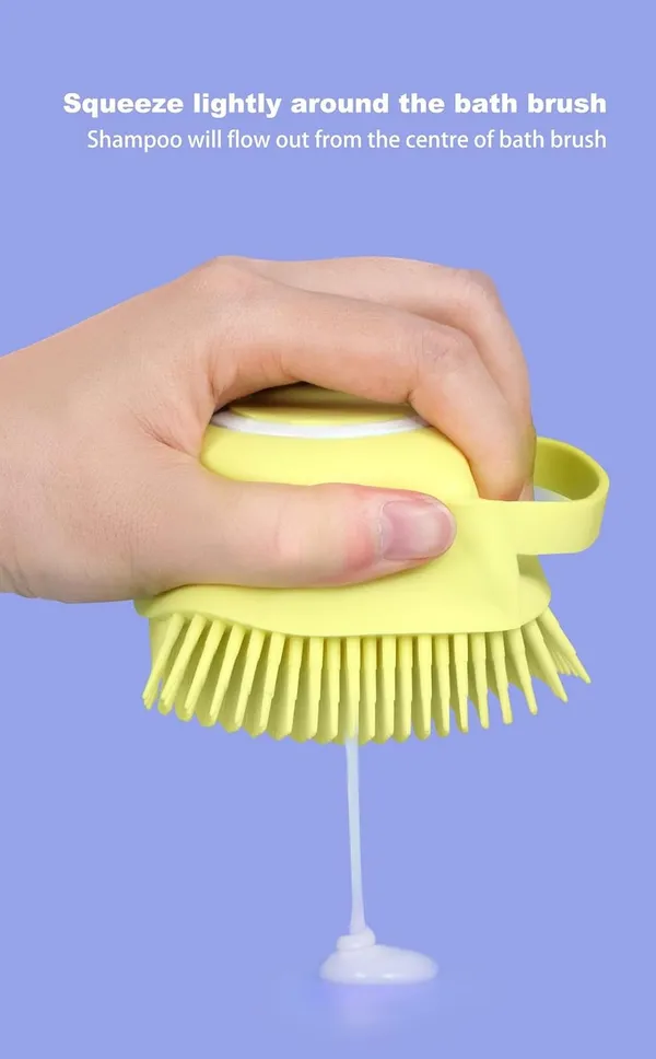 Yellow_Multi_Function_Silicone_Body_Brush_With_Shampoo_Dispenser_Gentle_Massage_And_Convenient_Cleaning_For_Your_Skin
