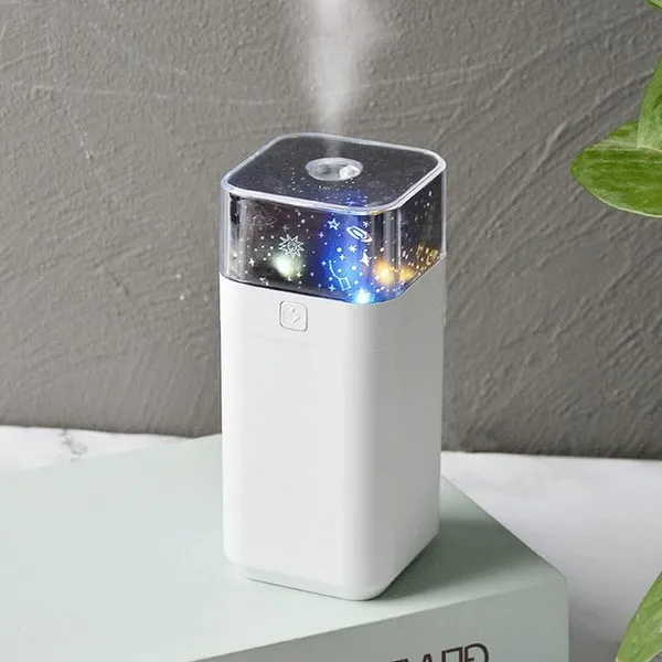 White_Star_Night_Light_Projector_Humidifier_300Ml_Ultrasonic_And_Led_Night_Light_And_Kids_Room_Suitable_For_Everyday_Home_Use_Helps_In_Regular_Handling_Activities_Supports_Routine_Indoor_Tasks