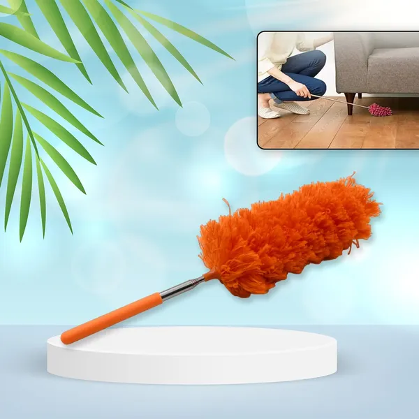 Green_Adjustable_Microfiber_Duster_Extendable_And_Washable_Cleaning_Tool
