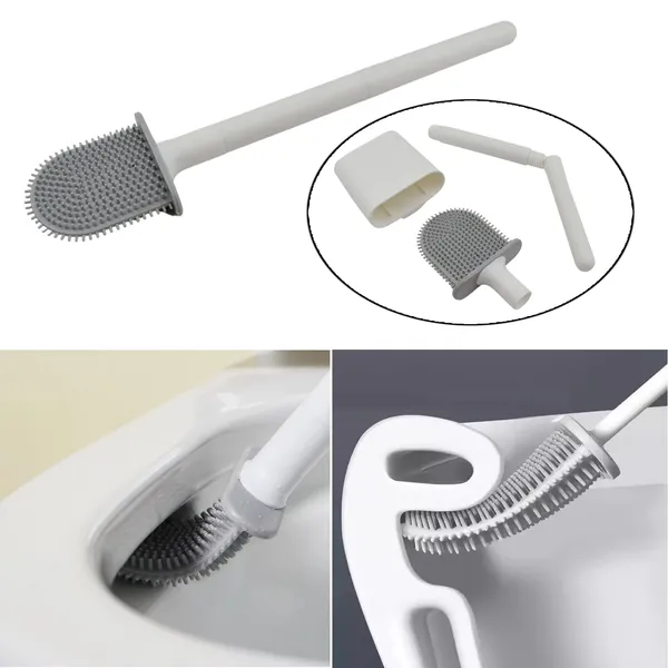 White_Portable_Silicone_Toilet_Brush_With_Wall_Mounted_Holder_Anti_Drip_And_Non_Slip_Long_Handle_For_Effortless_Cleaning_And_Hygienic_Bathroom_Care_Pack_Of_1
