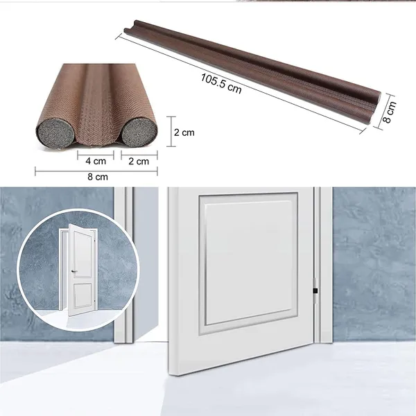 Deep_Brown_Twin_Door_Draft_Stopper_And_Guard_Protector_For_Doors_And_Windows