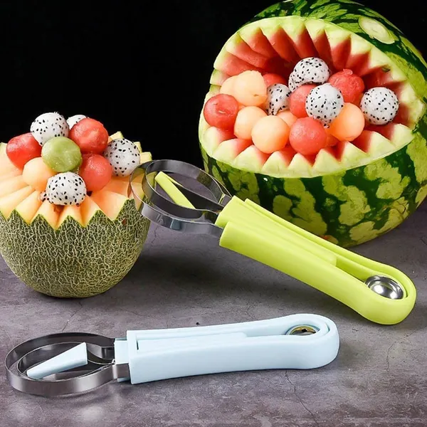 Yellow_4_In_1_Stainless_Steel_Fruit_Baller_And_Scooper_Versatile_Multi_Function_Tool_For_Melon_And_Fruit_And_And_Vegetable_Shaping_And_Better_For_Garnishes_And_Salads_And_And_Desserts