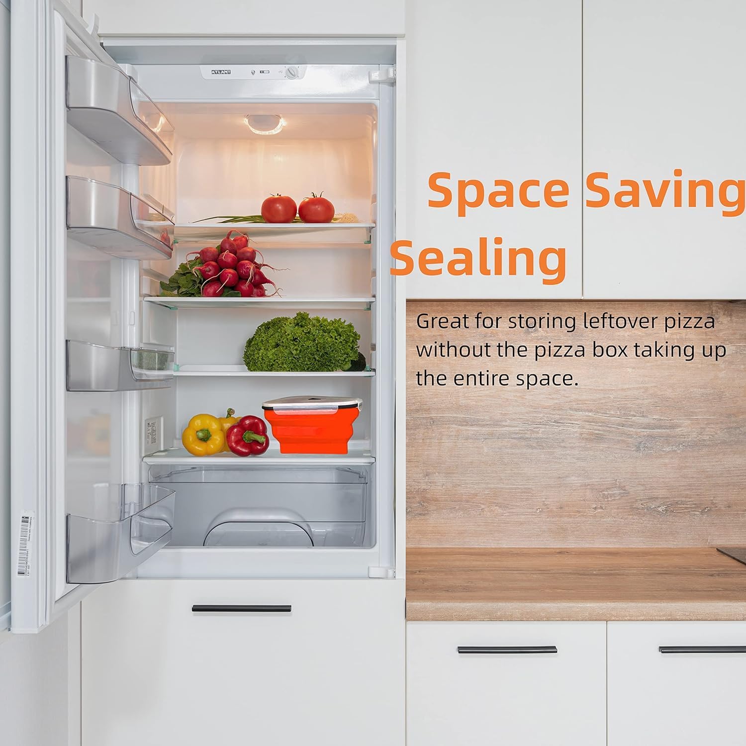 Multicolor_Reusable_Silicone_Pizza_Storage_Container_With_5_Microwavable_Trays_Expandable_And_Adjustable_For_Convenient_Home_And_Outdoor_Pizza_Storage