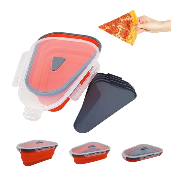 Multicolor_Reusable_Silicone_Pizza_Storage_Container_With_5_Microwavable_Trays_Expandable_And_Adjustable_For_Convenient_Home_And_Outdoor_Pizza_Storage