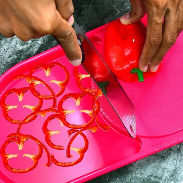 Pink_Kitchen_Plastic_Chopping_Board_With_Tray_Convenient_Cutting_Surface_And_Tray_For_Easy_Food_Prep_And_Cleanup