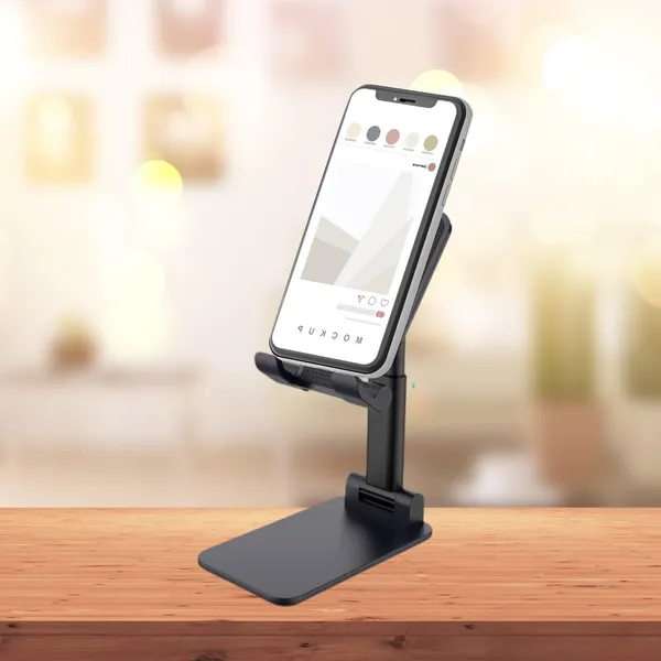 Black_Foldable_Mobile_Stand_With_Adjustable_Angle_Portable_Desktop_Table_Mobile_Holder_For_Convenient_Viewing_And_Hands_Free_Use