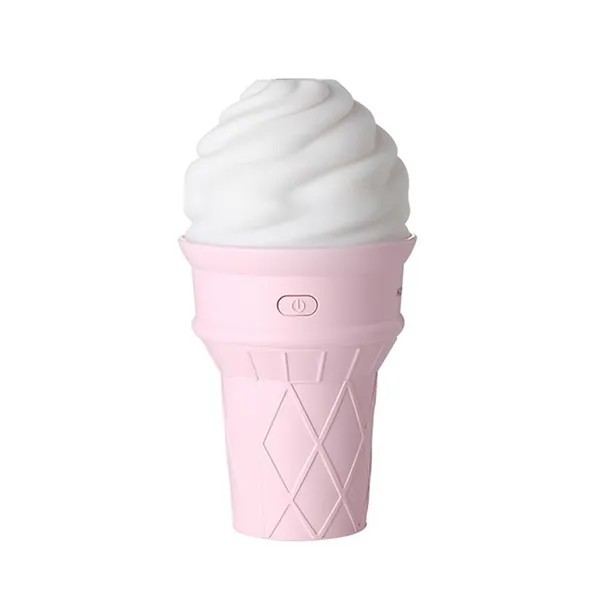 Light_Pink_Ice_Cream_Design_Led_Humidifier_For_Freshening_Air_And_Fragrance_Multicoloured