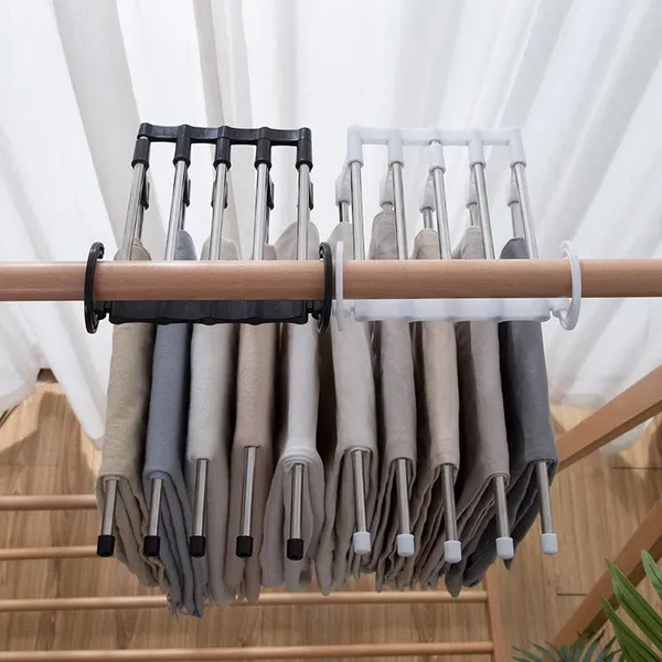 Silver_Adjustable_Pants_Hanger_Organizer_Versatile_And_Efficient_Hanger_For_Organizing_Trousers_And_Jeans_And_And_More