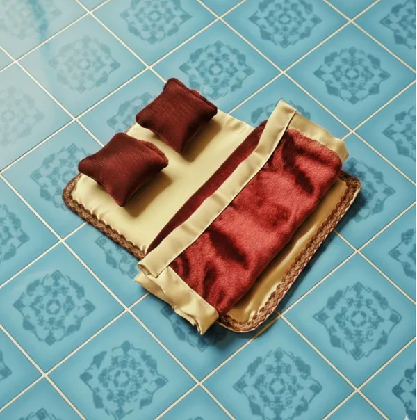 Golden_Velvet_And_Satin_Laddu_Gopal_Ji_Bed