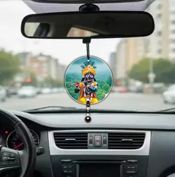 Premium_Car_Hanging_-Jagannath_Krishna_ji__Double-Sided_Rear_View_Mirror_Decor