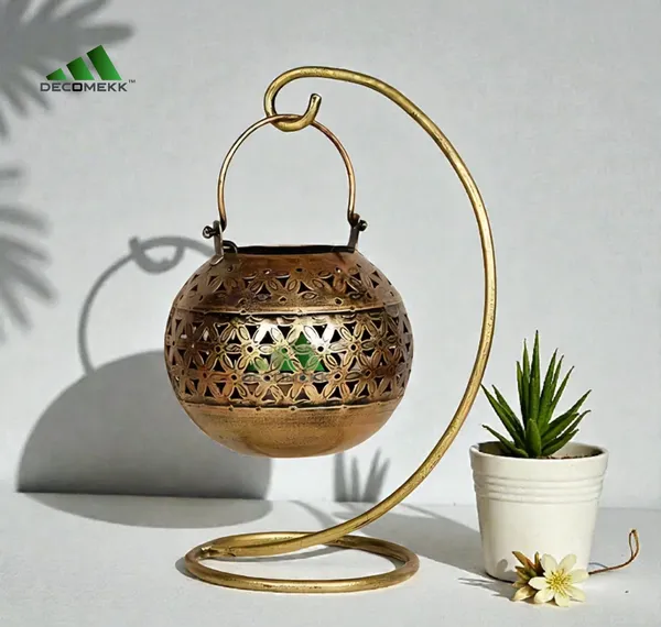 Gold_Metal_Handi_Tea_Light_Candle_Diya_Dhoop_Holder_With_Stand_Decorative_Vintage_Accents_Elegant_Accessories_Living_Room_Bedroom_Dining_Table_Centerpiece_Handcrafted_Unique_Traditional_Stylish