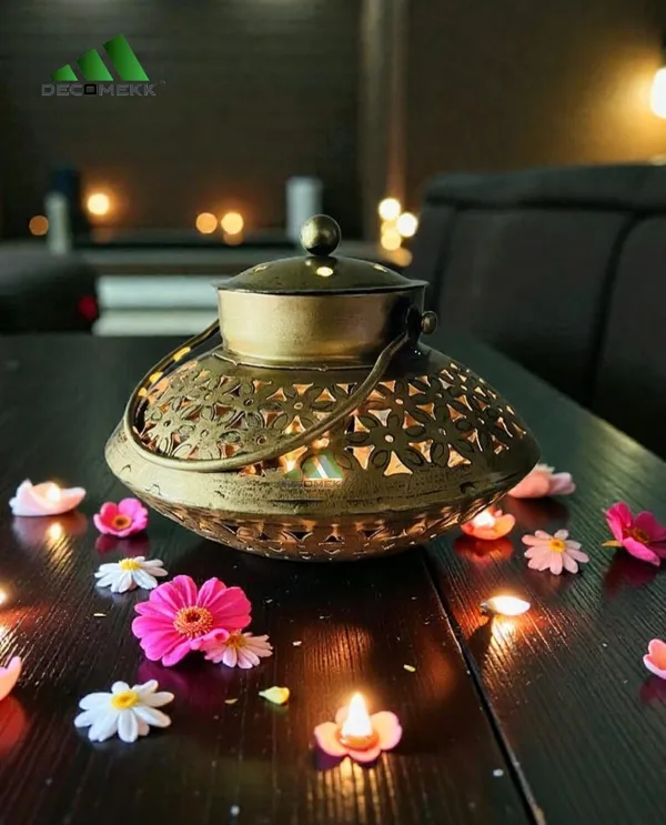 Gold_Vintage_Iron_Metal_Dhoop_Incense_Burner_Handcrafted_Tea_Light_Candle_Holder_With_Intricate_Cutwork_Design_Traditional_Aromatherapy_Diffuser_And_Wall_Hanging_Tradition_Cast_Candle_Stand
