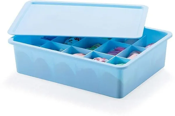 Sky_Blue_15_Grid_Storage_Organizer_Box_With_Lid