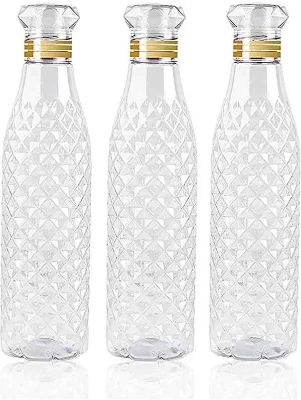 Multicolor_And_Transparent_Plastic_Premium_Water_Bottle_|_1_Liter_|_Pack_Of_3_Each